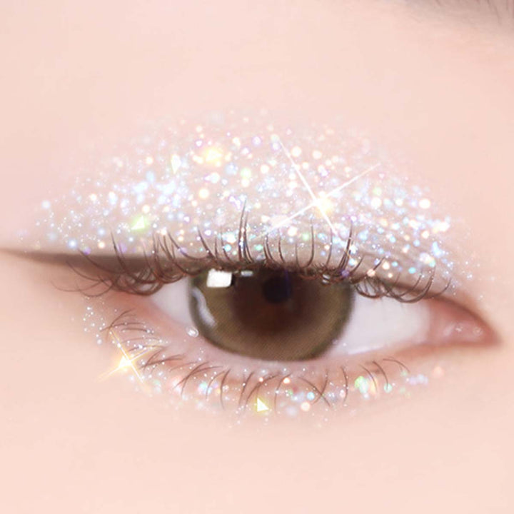 Glitter İçeren Yoğun Pigmentli Likit Göz Farı Pearlvely Glitter Triangle